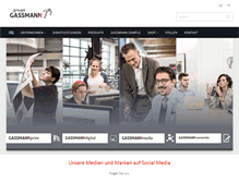 Tablet Screenshot of gassmann.ch
